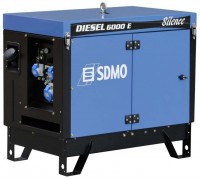 Портативный генератор SDMO DIESEL 6000 E AVR SILENCE